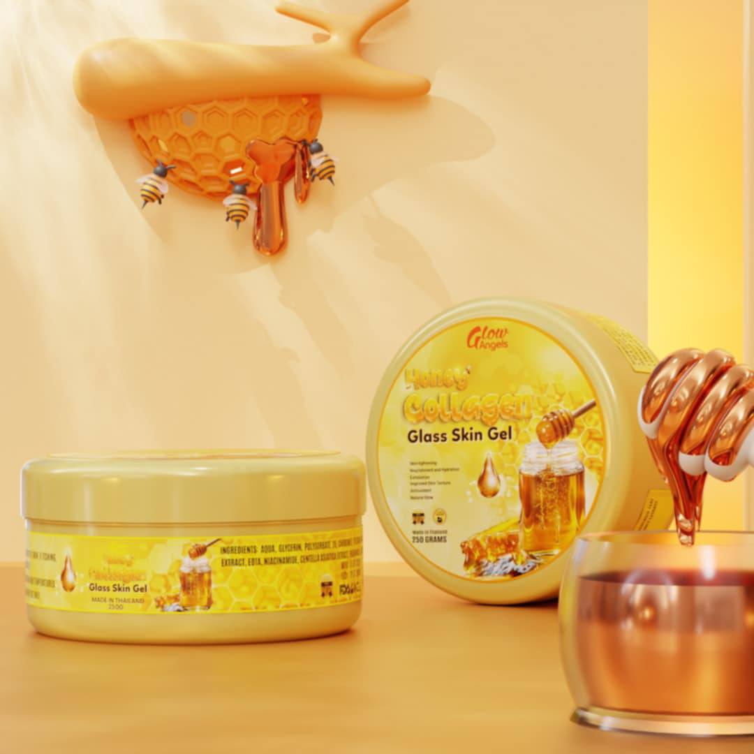 New Glow Angels Honey Collagen Glass Skin Gel
