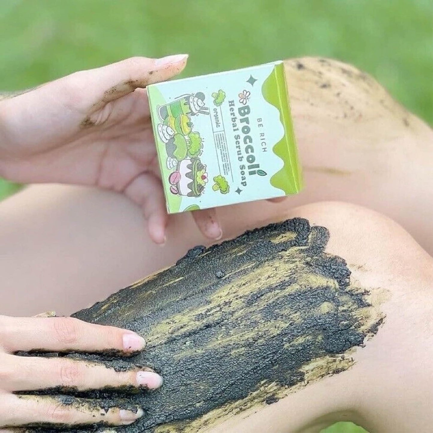 Be Rich Broccoli Herbal Scrub Soap