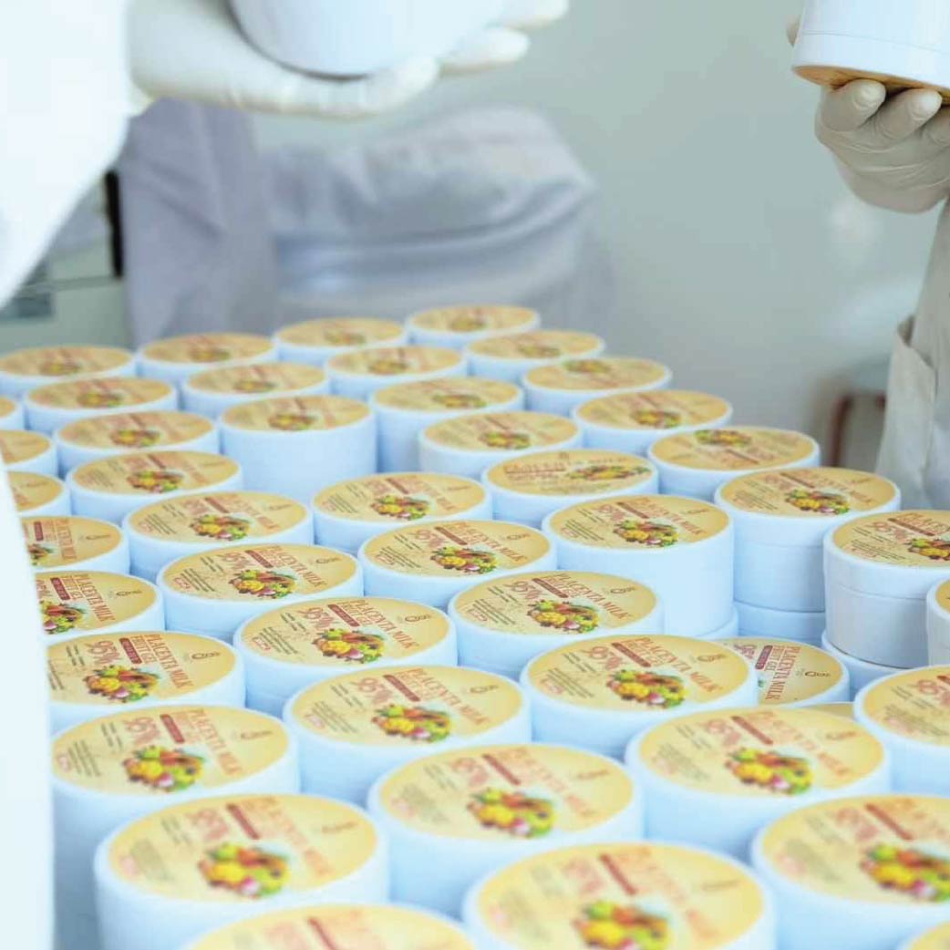 Placenta Fruit Milk Gel