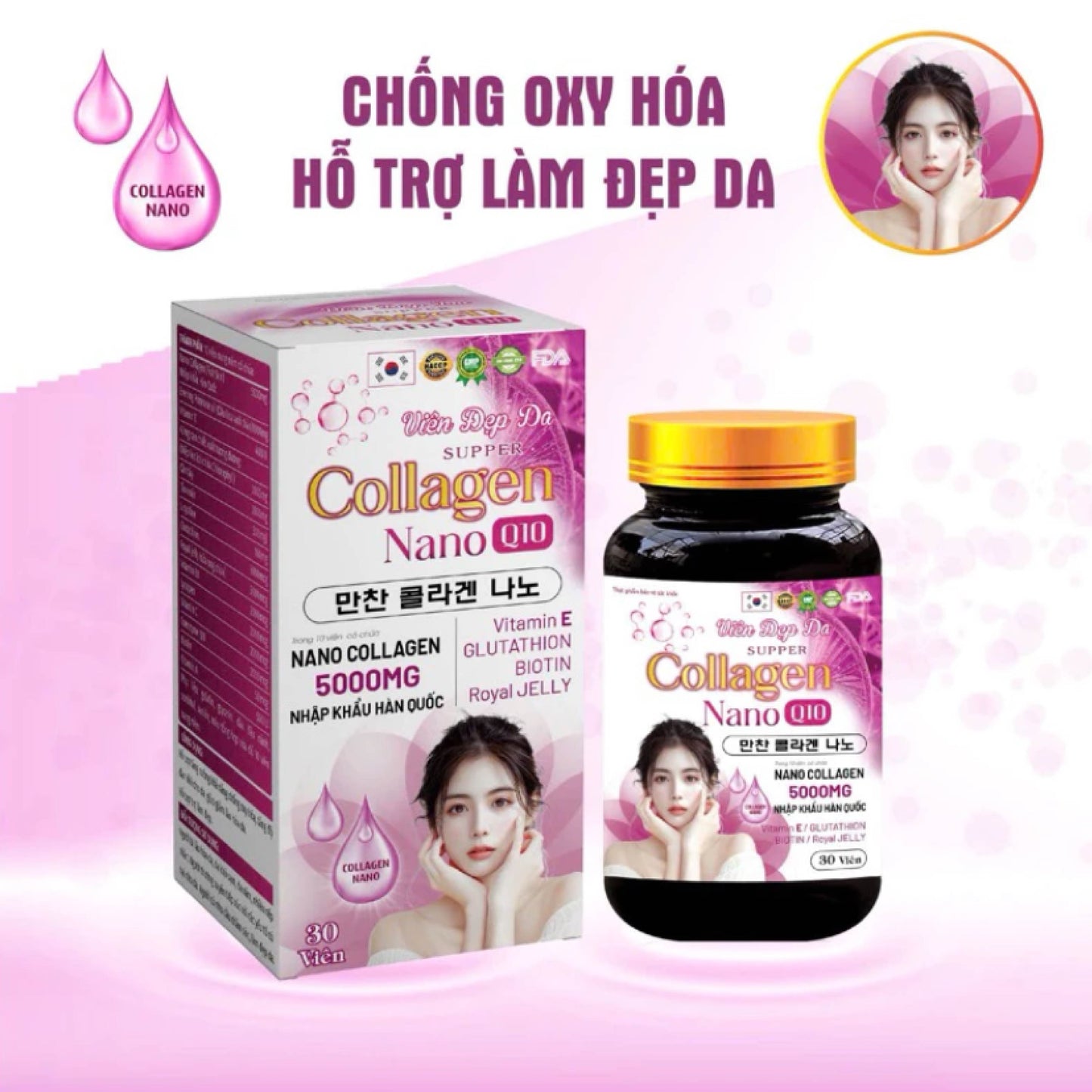 Supper COLLAGEN NANO Q10 Beauty Pills