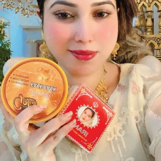 New Gold Facepack + Irani Night Cream