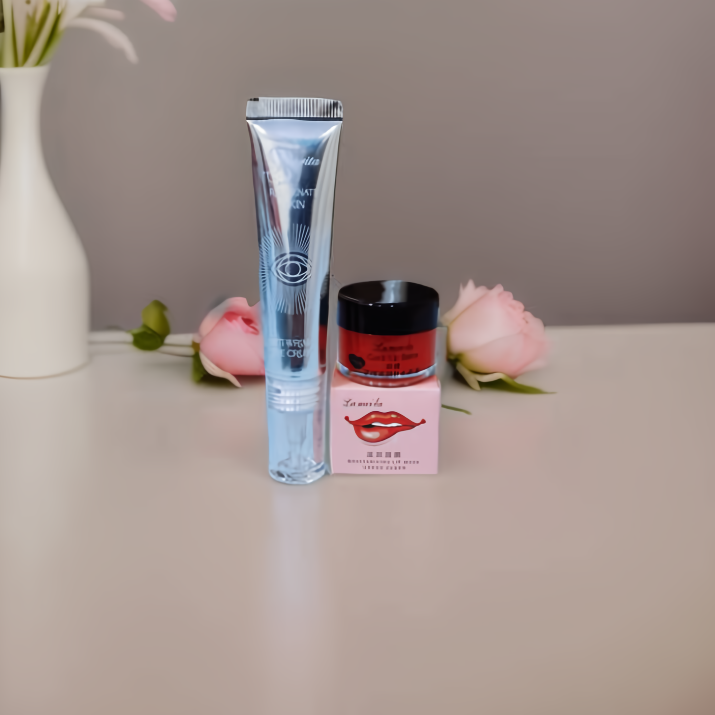 Senorita Anti Wrinkle Eye Cream + Lamelina Care Lip Balm Combo